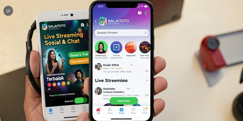 Tampilan antarmuka BALAITOTO yang interaktif dan menarik saat Live Streaming.
