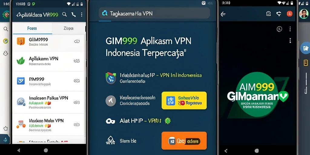 Antarmuka GIM999 yang sederhana dan fungsional untuk keamanan internet.