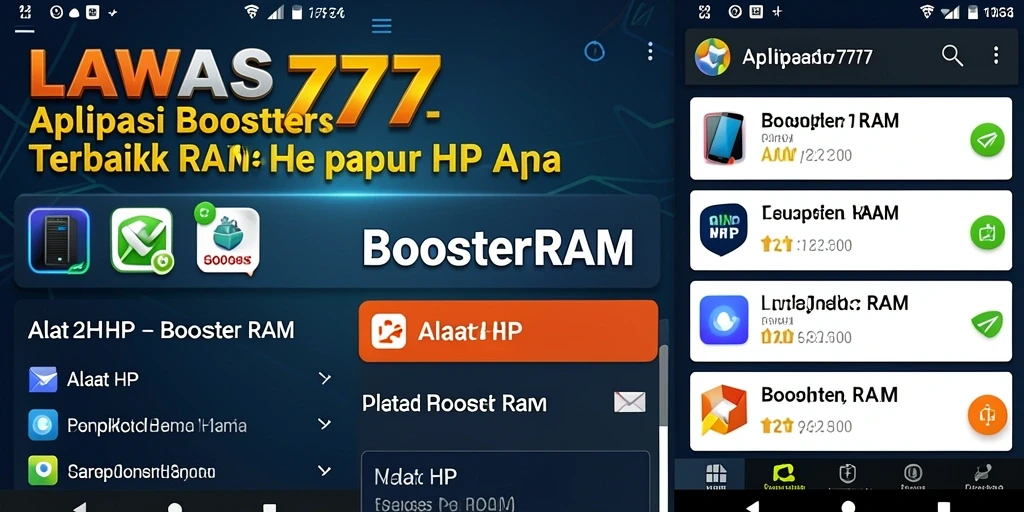 Tampilan antarmuka LAWAS777 yang bersih dan efisien untuk mengoptimalkan RAM.