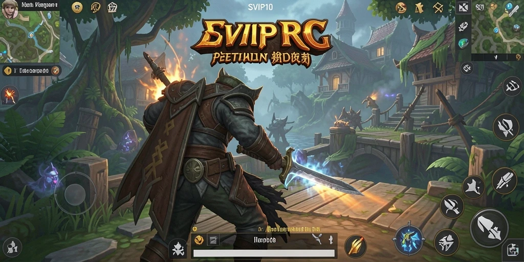 Antarmuka menarik dalam game RPG SVIP10 dengan grafis yang memukau.