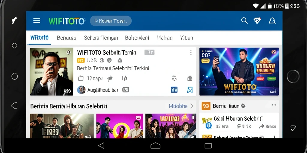 Tampilan antarmuka WIFITOTO yang menarik dan informatif.